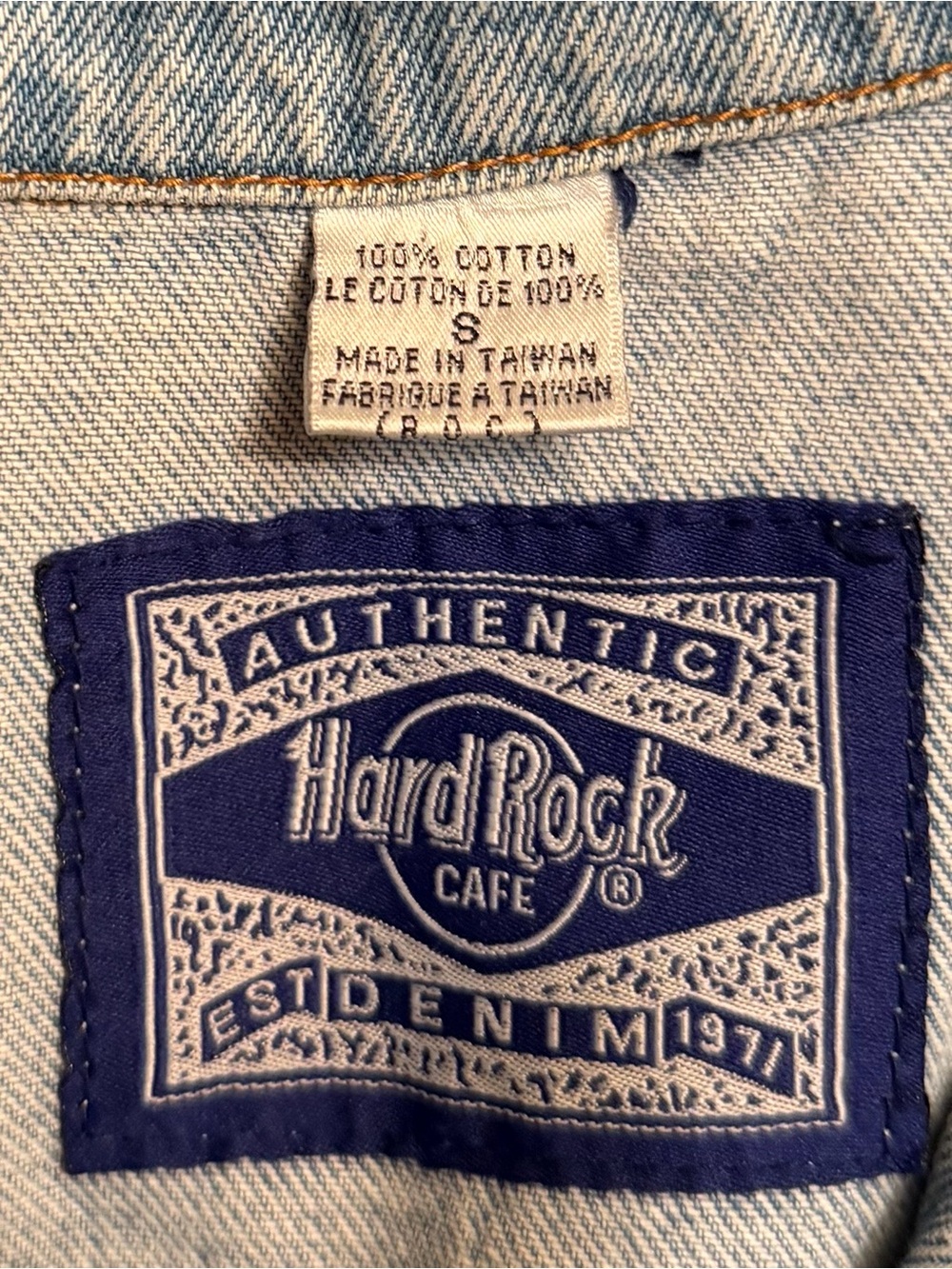 Custom Taylor Swift “Eras” Denim Jacket Oversize Vintage Hard Rock Cafe Swiftie - Picture 12 of 13